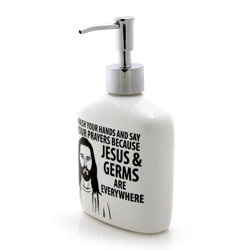 Our Name Is Mud- Soap Dispenser Jesus
