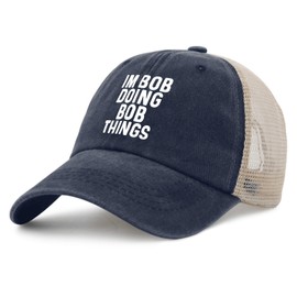 Im Bob Doing Bob Thing Hat Trucker Hat Women Funny Mesh Baseball Cap for Summer