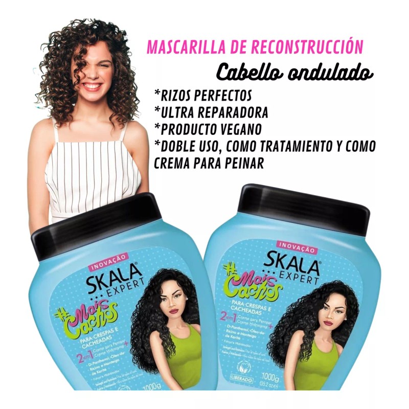 Skala Mascarilla Skala 2 En 1 #maiscachos 6 Pzas