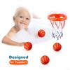 MARPPY Bath Toys, Bathtub Basketball Hoop for Toddlers Kids, Boys