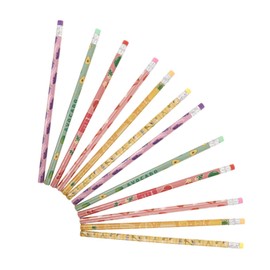 Kisangel 36pcs Cute Fruit Themed Pencils for Fun Wooden Drawing Pencils for Preschool Kindergarten School Supplies Reward Writing Practice and Encouraging Learning