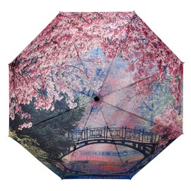 GALLERIA Cherry Blossoms Folding Umbrella, 1 EA