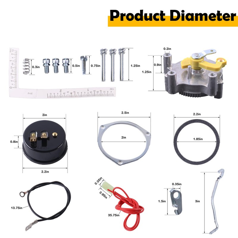 ELSOON 45-223 45223 Electric Choke Conversion Kit Compatible with Holley