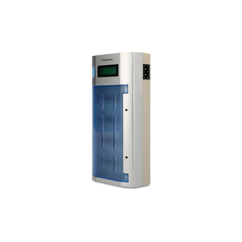 RadioShac Cargador de Pilas Recargables | Compatible con AA, AAA,