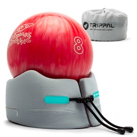 BAKLUCK Travel Pillow for Airplane Neck Chin Support Memory Foam Machine Washable Adults Unisex Neck Pillows for Travel Airplane Sleeping Car Office Grey Small