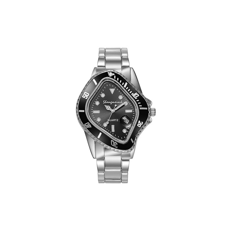 MASTOP Unique Watches for Men Waterproof Stainless Steel Wristwatch with