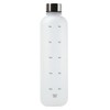 Pearl Metal HC-537 Plastic Bottle with Time Marker, 1000 Aqua