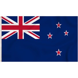 Storm&Lighthouse New Zealand Flag Kiwi Flag Oceania Flags 5ft x 3ft with Eyelets