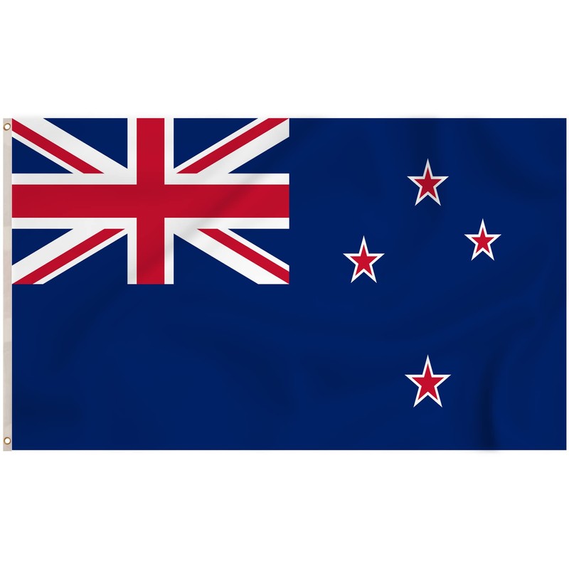 Storm&Lighthouse New Zealand Flag Kiwi Flag Oceania Flags 5ft x