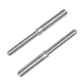 OTOTEC 2Pcs Double End Threaded Stud Screw Bolts M6 to M8 80mm 304 Stainless Steel Thread Adapter for Structural Columns Fasteners