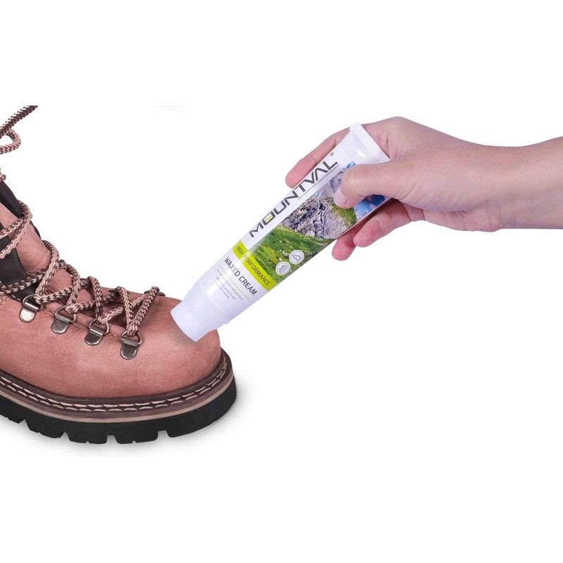Mountval Waxed Cream, Nourishing And Waterproofing Cream For Leather Trekking