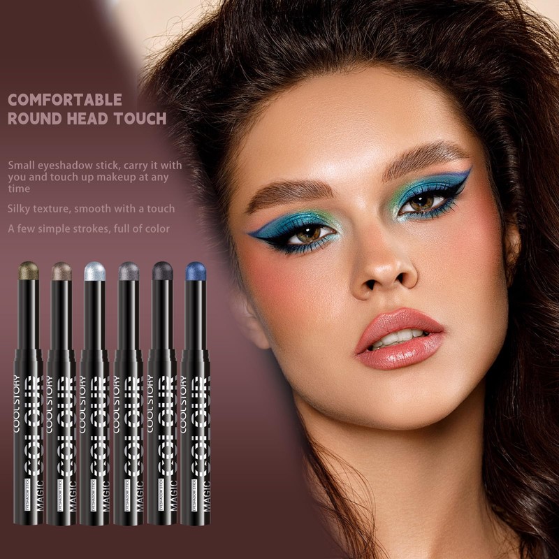 COOL STORY Eye Shadow Stick Cream Eyeshadow Set Brightener Highlighter