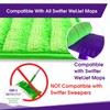 Reusable Mop Pads Compatible with Swiffer WetJet - Washable Microfiber