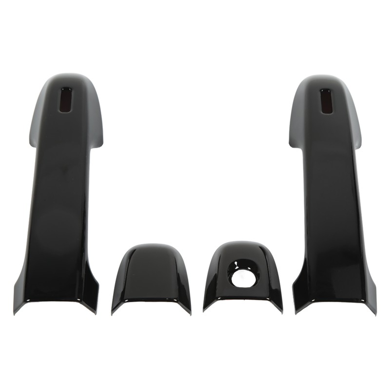 4PCS/Set Exterior Door Handle Covers Lock Caps Stick On Replacement