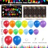 AIBIIN Back to School Balloons Garland Arch Kit 143Pcs Rainbow