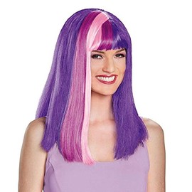 Disguise Women's Twilight Sparkle Adult Costume Wig, Multi, One Size