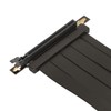PCIE 4.0 X16 Riser Cable High Speed Flexible Shielding 90