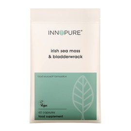 INNOPURE Irish Sea Moss & Bladderwrack - High Strength, Ethically Sourced SeaMoss in a Vegan Capsule - Non GMO, UK Made (60 Capsules)