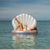 Poolcandy Inflatable Pool Float Giant Oyster Shell Lounge &Glitter Beach