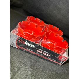 Winco Red Melamine Ash Trays – 12 Pack (Heat-Resistan