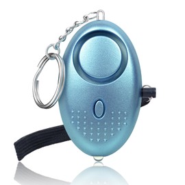 Ninonly Security Buzzer, Security Alarm, Security Goods, Security Bell, 140 dB Loud Volume, LED Light, Loud Alarm, Elementary School Students, Girls, Boys, Adults, Japanese Instruction Manual (Light