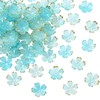 COGCHARGER 100Pcs Acrylic Flower Beads Cherry Blossom Acrylic Beads Flower