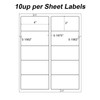 OnlyPaper 2" x 4" Shipping Labels - 100 Sheets 10