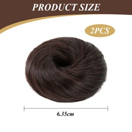 2 pieces for women's wigs, hair styling accessories, elastic hair rings, creative hair accessories, hair extensions.