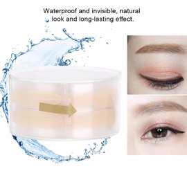 Pack of 300 Slip-On Eyelid Tapes, Eyelid Stripes, Invisible Double Slip-On Eyelid Tape, Eyelid Lifting without Surgery, Double Eyelid Tape, Double Eyelid Sticker, Tape with Fork Rods, Tweezers