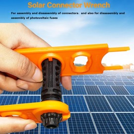 Uadme Solar Wrench, Tool Wrench, 2 Pieces Solar Tool for Plugs, Tool Wrench for Quick Tightening of Plug/Socket Plug