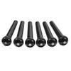 Plastic Acoustic Guitar Bridge Pins Pegs-6pcs with 1pc Bridge Pin