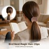 6 piezas de pinzas mágicas para el cabello con forma
