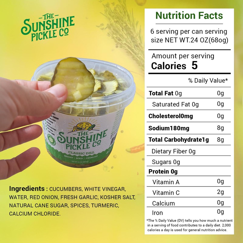 Florida's Favourite Snacking Pickle by The Sunshine Pickle Co -