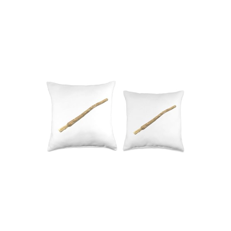 Miswak Toothbrush Chewing Stick Throw Pillow