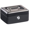 Xcase Steel Cash Box 6 Compartment Coin Tray Lock 2