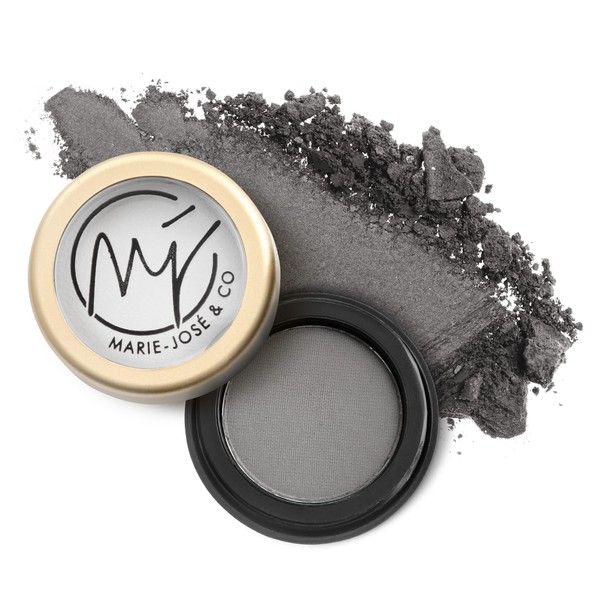 Marie-José & Co Soft Charcoal Eyebrow Powder, Compact Eyebrow Kit for Women, Easy to Apply Eyebrow Makeup, Eyebrow Cake Powder with A Soft Finish for Naturally-Looking Brows All Day