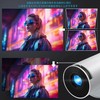 EGOBAS USB-C Small Projector for Home (180° Rotation, Android TV