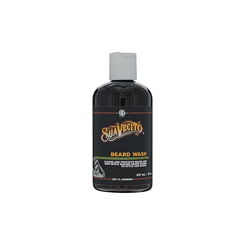 Suavecito Beard Wash. Cleansing and Styling Beard Face Wash For