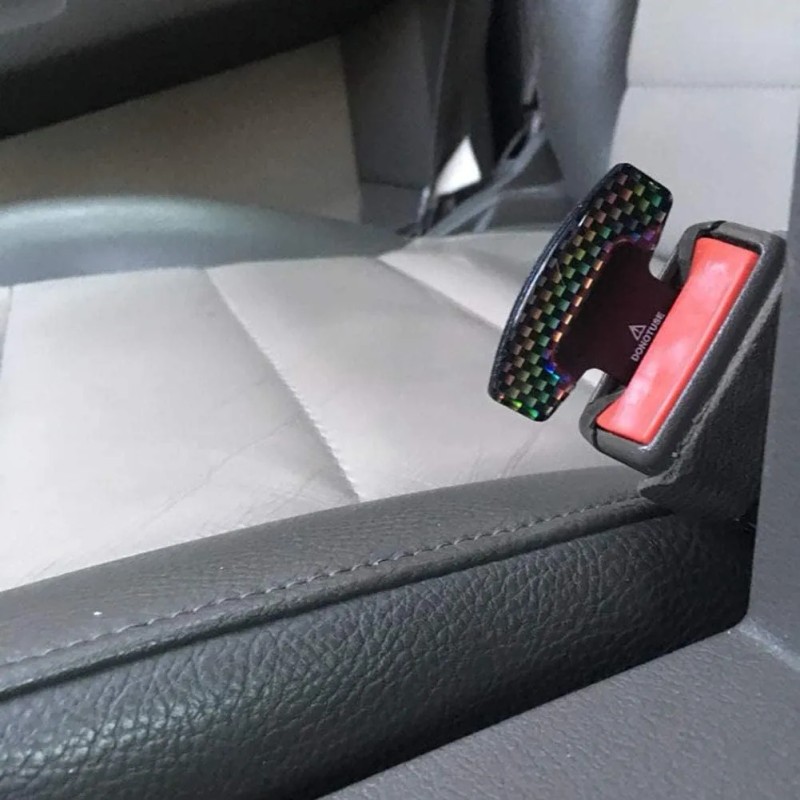 2pc Hebilla Broche Elimina Apaga Alarma Cinturon D Seguridad