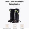 Snow Hiking Gaiters Winter Hiking Gaiters Dual Layer Breathable Skiing