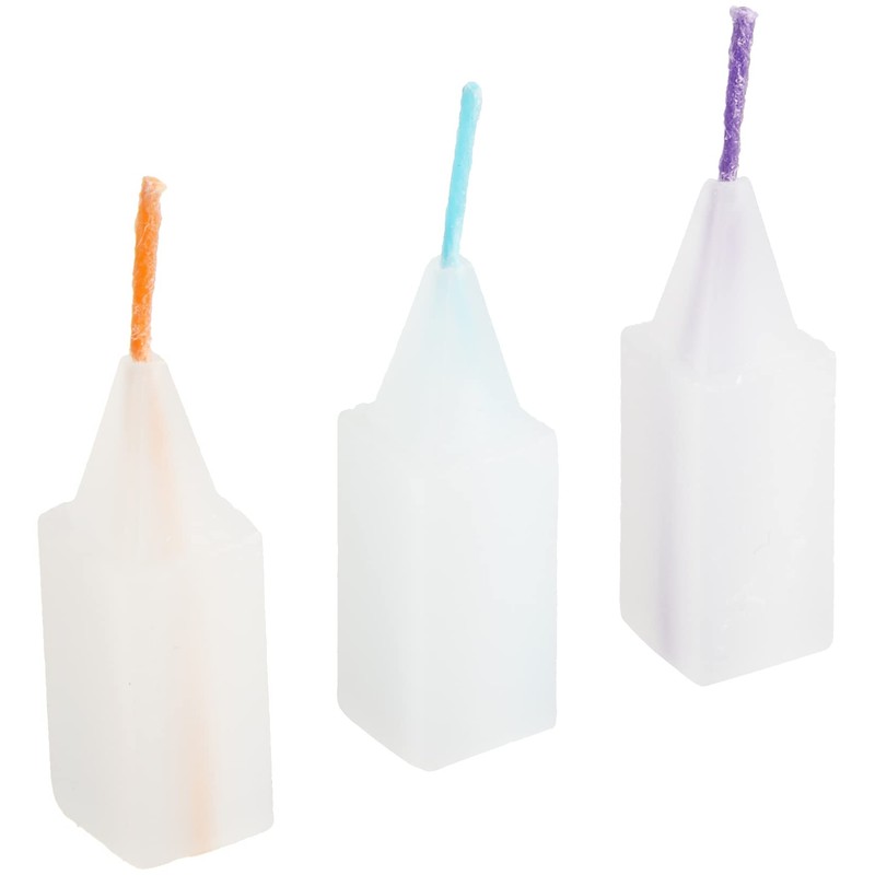 Tokai Wax Candelabra Moe Safety Patent Candlestick, White, 166-W