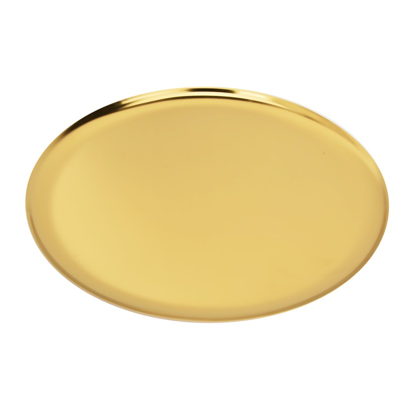 Stainless Steel Serving Tray Plate for Tea Set Fruits Candies