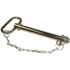 Tow Hitch Pin 1" (25mm) Diameter c/w Chains and Lynch