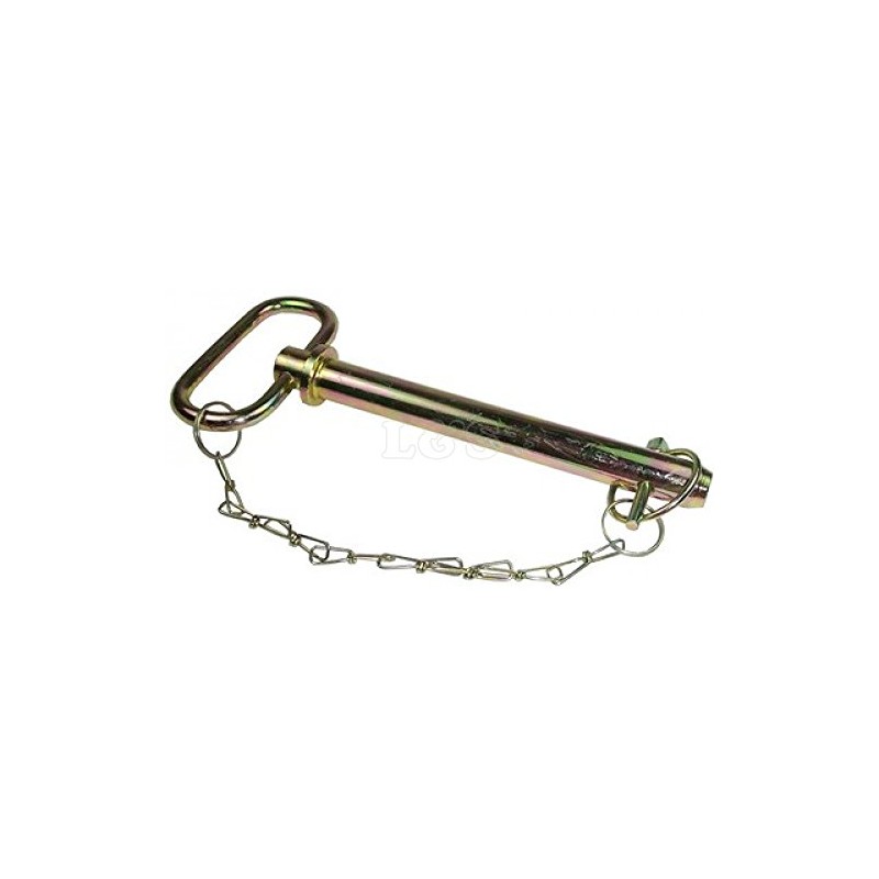 Tow Hitch Pin 1" (25mm) Diameter c/w Chains and Lynch