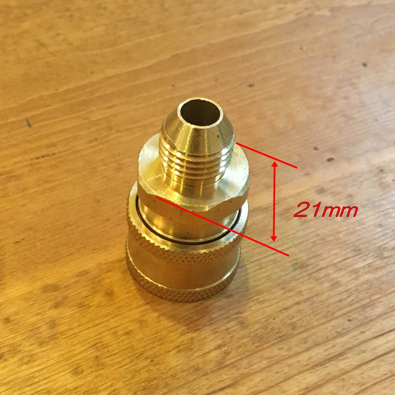HOTEISON One-Touch Coupler High Pressure Washer M14 Screw Conversion Adapter