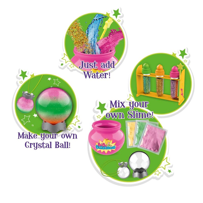 CRAZE Cauldron DIY Playset, 3 Colours and Glitter 25123 Magic