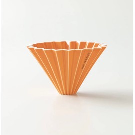 ORIGAMI Origami Dripper Medium Orange For 2-4 People, Includes Box, Engraved, *Holder Sold Separately (Orange)