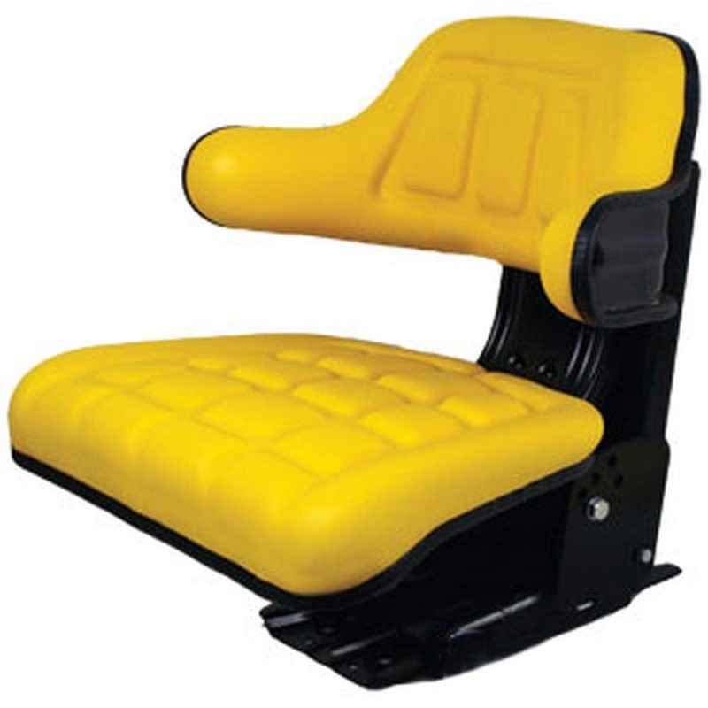TS1040ATSP Yellow Wrap Around Seat with Arms Fits John Deere