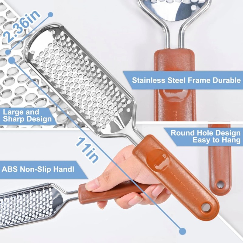 Foot Rasp File Pedicure Callus Remover Hard Dead Skin Scrubber