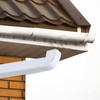 90 Degree Gutter Elbow, White PVC Drain Downspout Elbow, Downspout